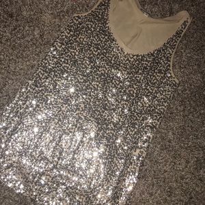 Dazzling Sequin Tank Top